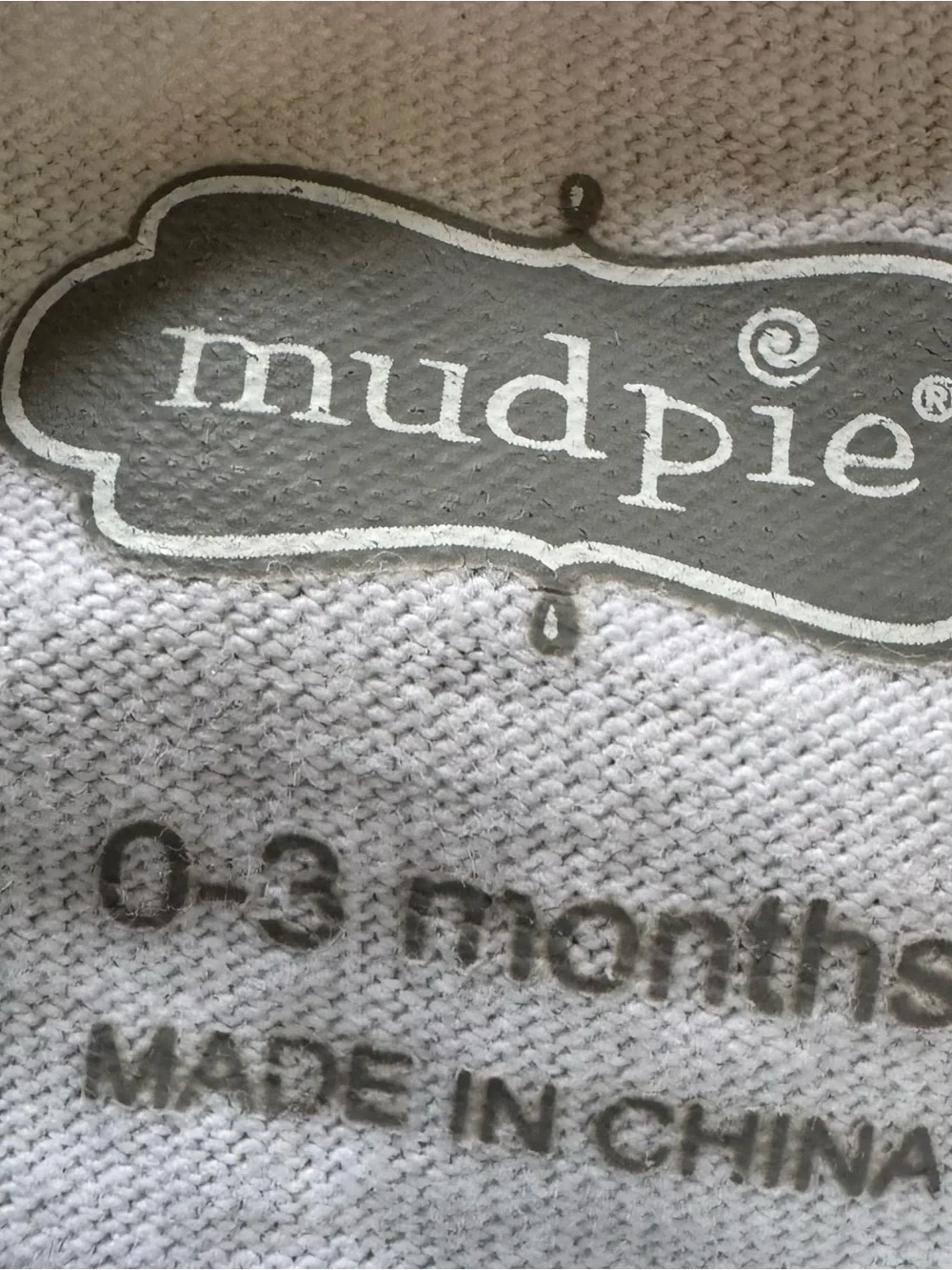 Mud Pie White Footed One-Piece with Green & Blue Golf Cart Print Size 0-3 mths